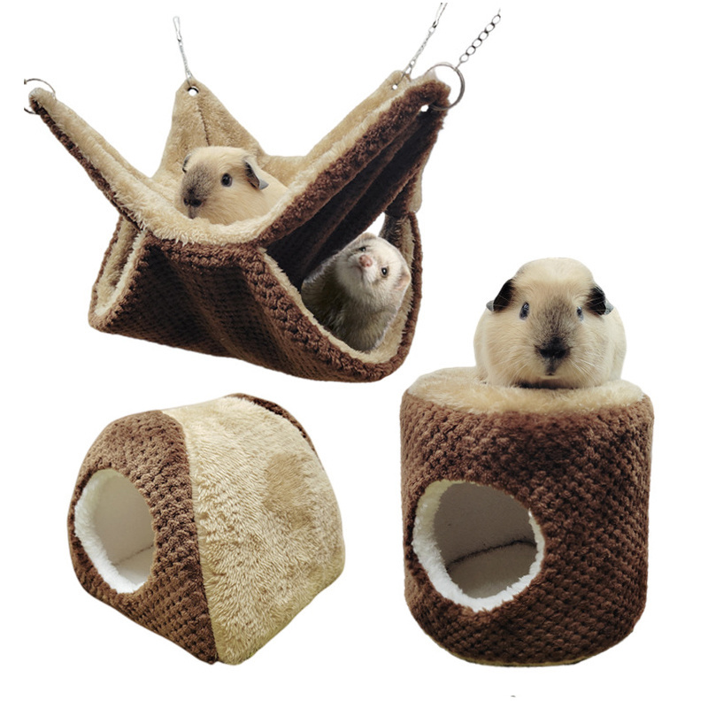 Hamster Nest Rabbit Dutch Pig Honey Kanga Squirrel Warm Cotton Hammock Small Pet Supplies