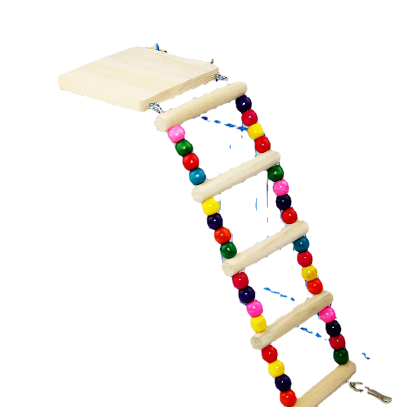 Large and Medium-sized Supplies Climbing Ladder Tiger Skin Springboard Cloud Peony Swing Chew Toy Stand