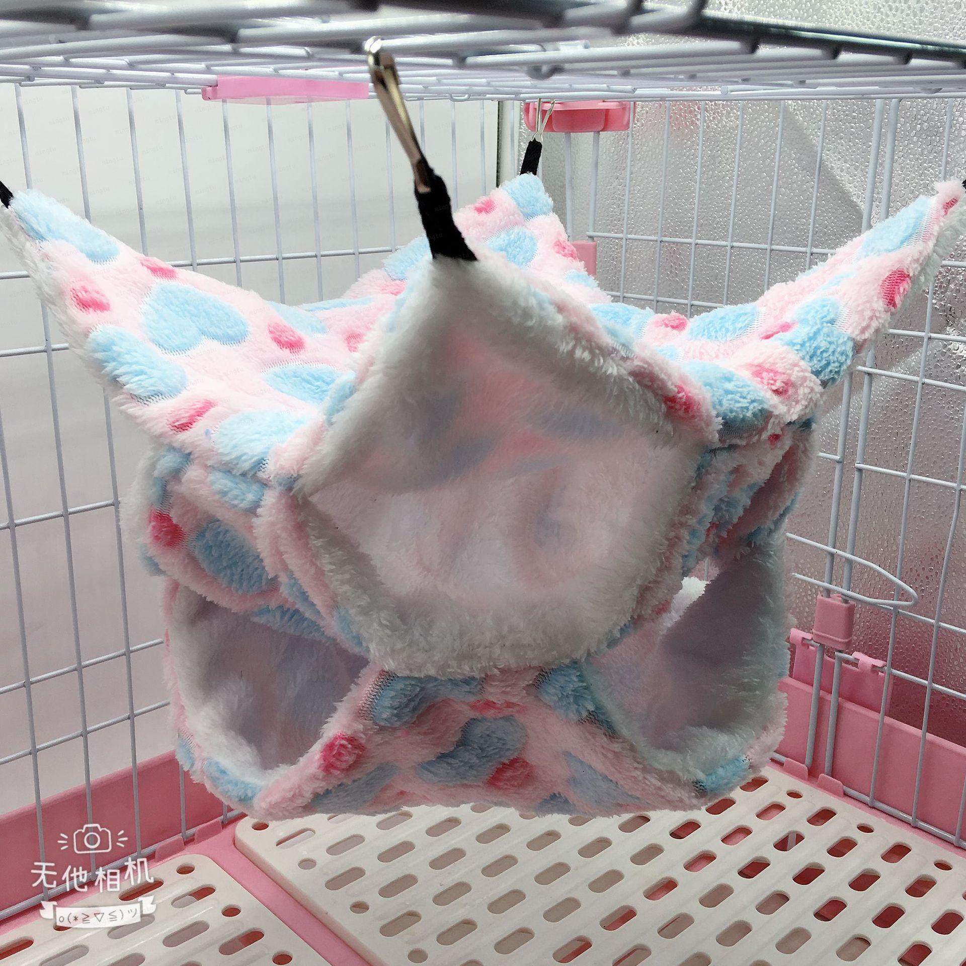 Hamster Hammock Honey Bag Shrews Three-Layer Warm Hanging Squirrel Sleeping Small Pet