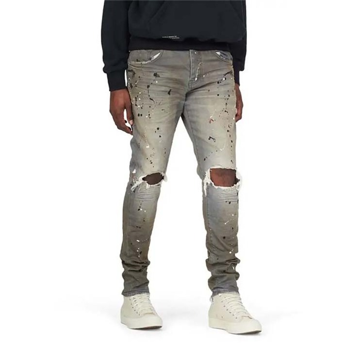 Men Trousers Jeans Latest Mens Denim New Style Turkey Jeans Wholesale Men Double Stacked Jeans