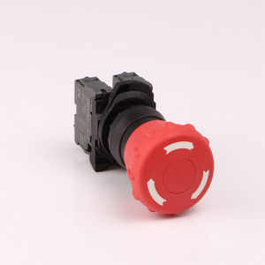 Panic button Plastic Push button switch 220V 10A Ball head emergency button