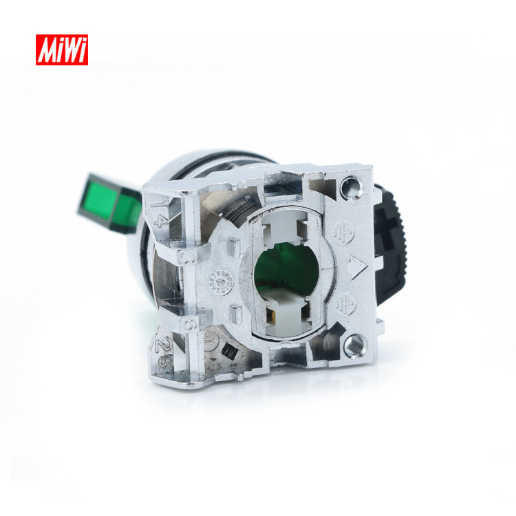 MiWi800-FJ-XDKP37 IP65 Two Position Selector on off push button switch with 24vdc light ON-OFF