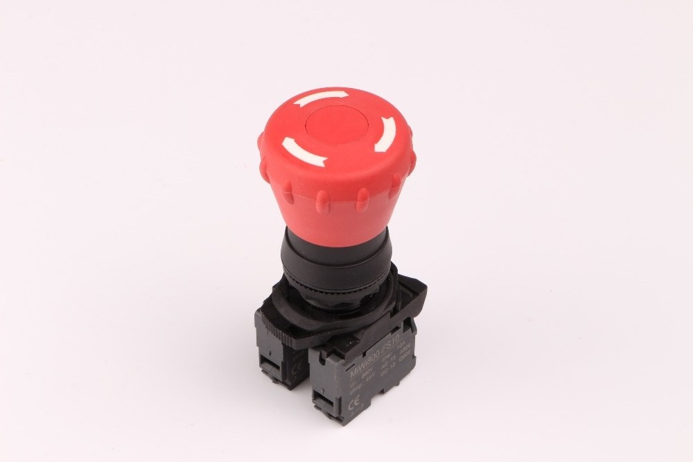 Panic button Plastic Push button switch 220V 10A Ball head emergency button