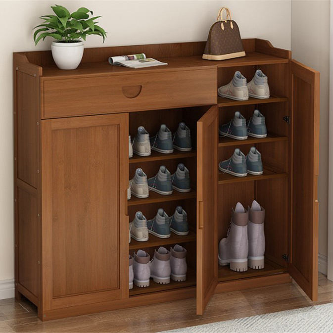 Sell Well Storage Cabinet Solid Wood Economy Shoe Rack Shoe Storage Cabinet