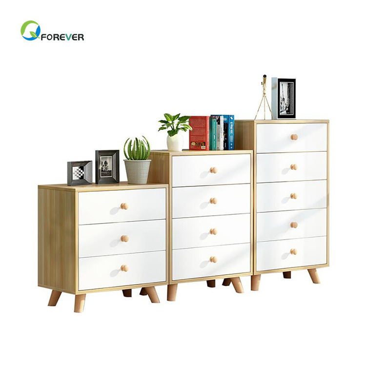 AI LI CHEN factory Outlet Locker Modern  Wood Living Room Combination Chest Of Drawers