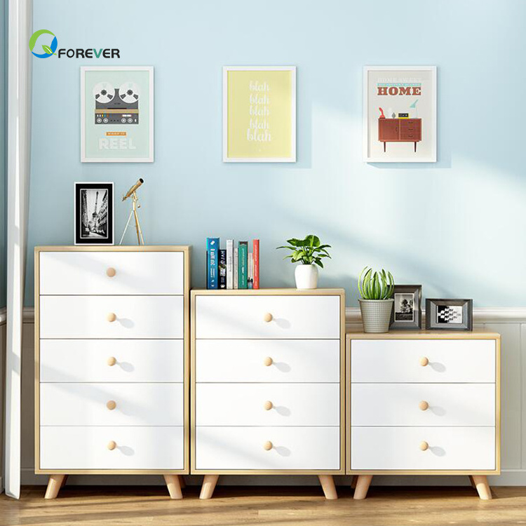 AI LI CHEN factory Outlet Locker Modern  Wood Living Room Combination Chest Of Drawers