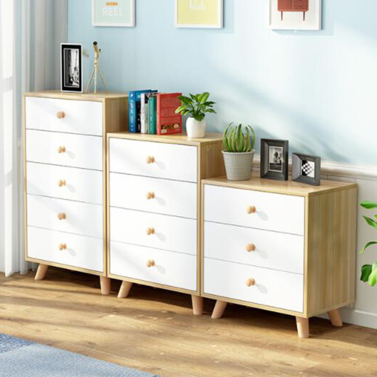 AI LI CHEN factory Outlet Locker Modern  Wood Living Room Combination Chest Of Drawers