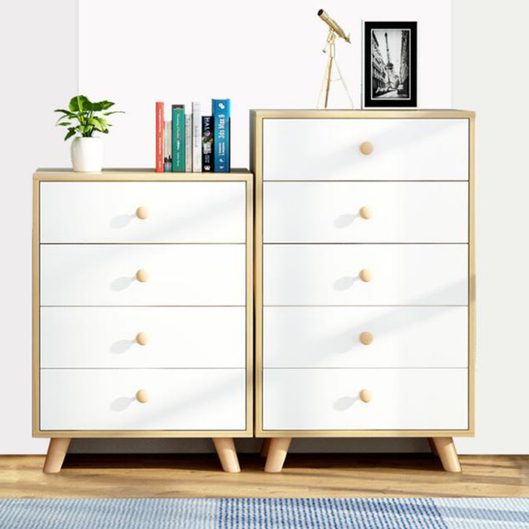 AI LI CHEN factory Outlet Locker Modern  Wood Living Room Combination Chest Of Drawers