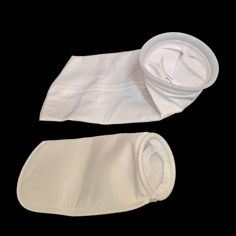 Economical and practical pp pe pe tptfe multi-material filter bag needle stitched meltblow ring filter bag