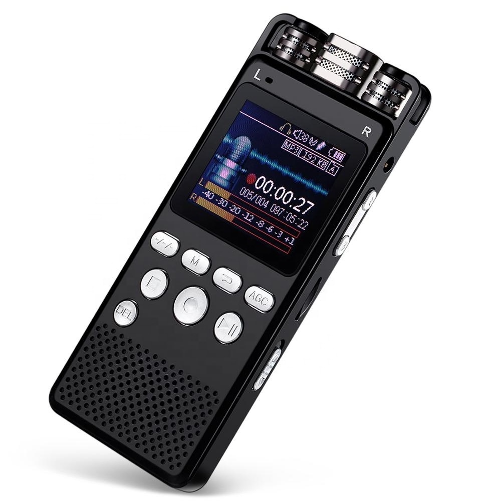 1536KBPS Stereo Audio Recording Device Portable Digital Voice Recorder Recorders for Lectures