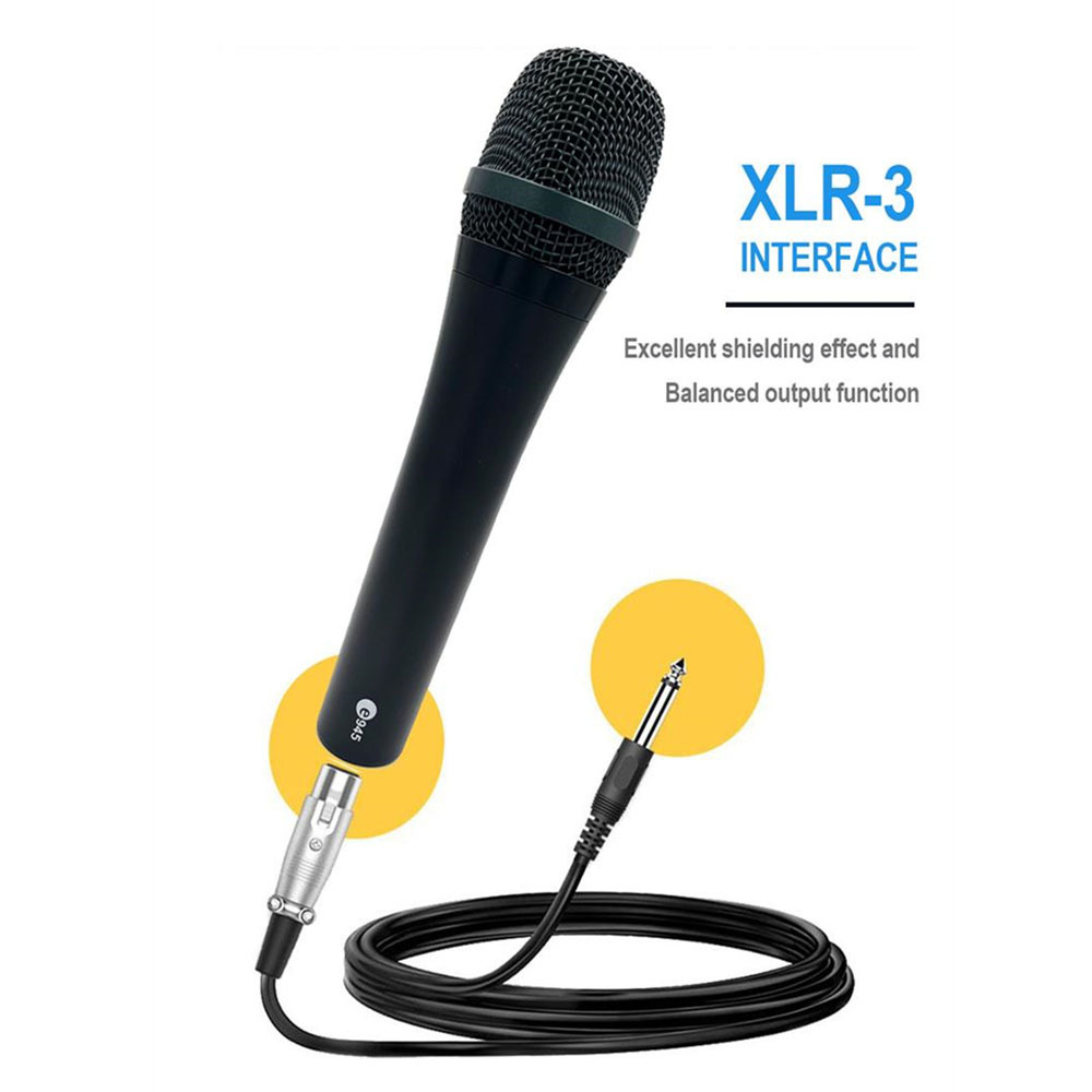 for Sennheiser E945 Microphone Professional Wired Super-Cardioid Dynamic Handheld Mic For Performance Live Vocals Karaoke