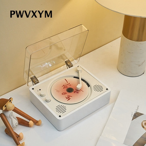 2023 Newest Portable CD Player Built-in Speaker Stereo with Double 3.5mm Headphones Jack Built-in HiFi Speakers bt5.0