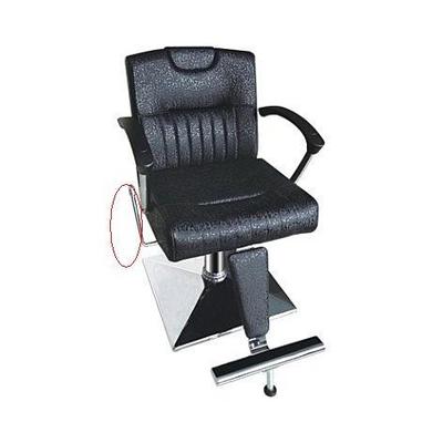 High Quality Vintage Reclining Chair Custom Hydraulic Barbershop Styling Black Leather Portable Chair Aluminum Leg Salon Chair