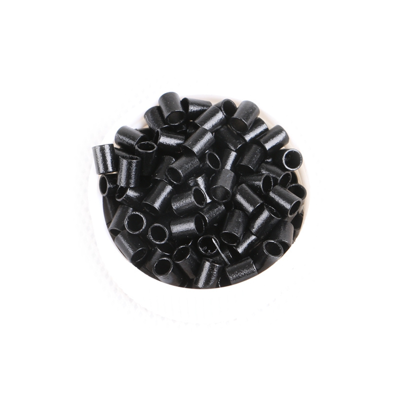 High Quality Silicone Links Bead Small Round Shape Micro Rings Hair Beads Hair Extensions Beads for Hair Extension