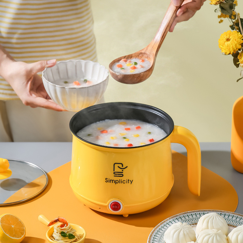 Electric Cooking Pot Small Portable Electric Mini Multi Cooker Skillet Cooking Pot With Steamer Electric rice cooker