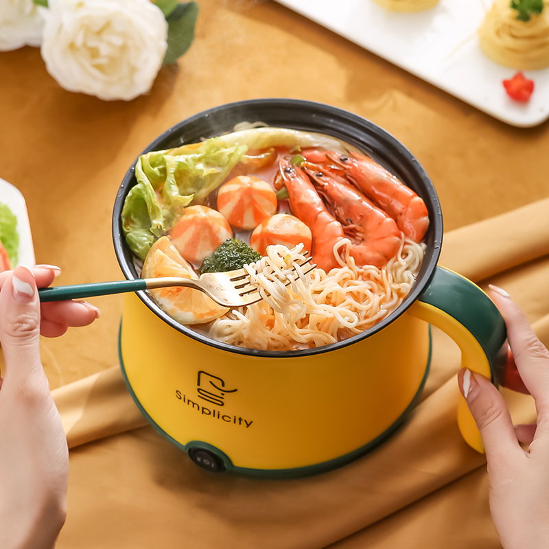 Multi function cooker mini electric rice cooker frying pan mini food cooker hot pot cooking pots non stick coating