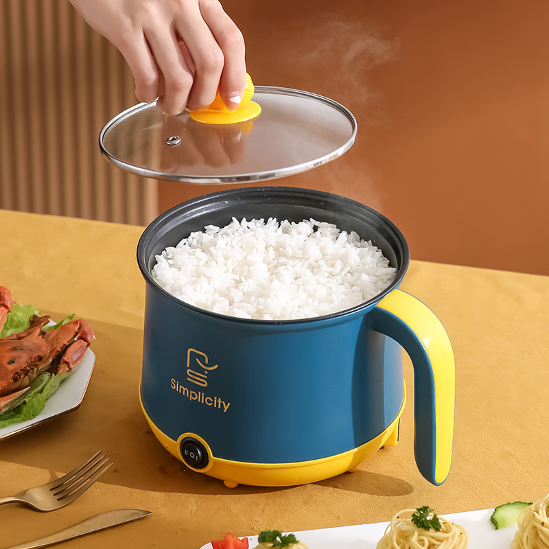 Multi function cooker mini electric rice cooker frying pan mini food cooker hot pot cooking pots non stick coating