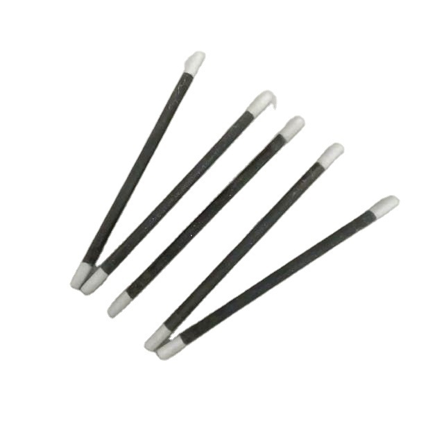 Factory direct sale 1650C high resistance sic threaded heat rod black silicon sic bar