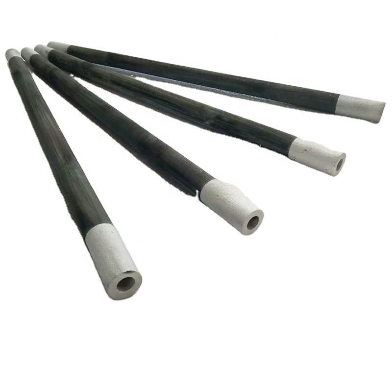 Factory direct sale 1650C high resistance sic threaded heat rod black silicon sic bar