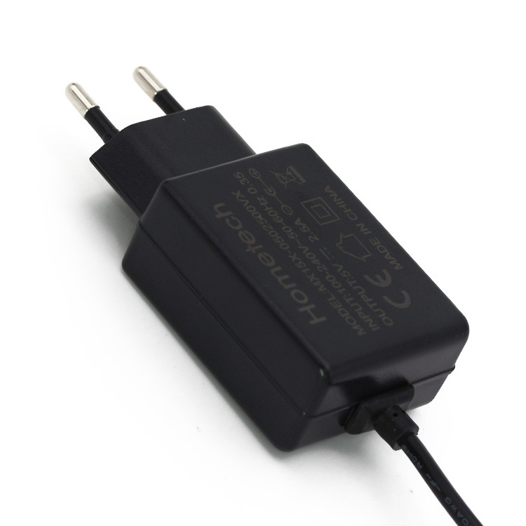 CE&GS intertek usb charger 5V1A 1.5A 2A 2.1A 2.5A EU power supply with 1m micro usb plug cables