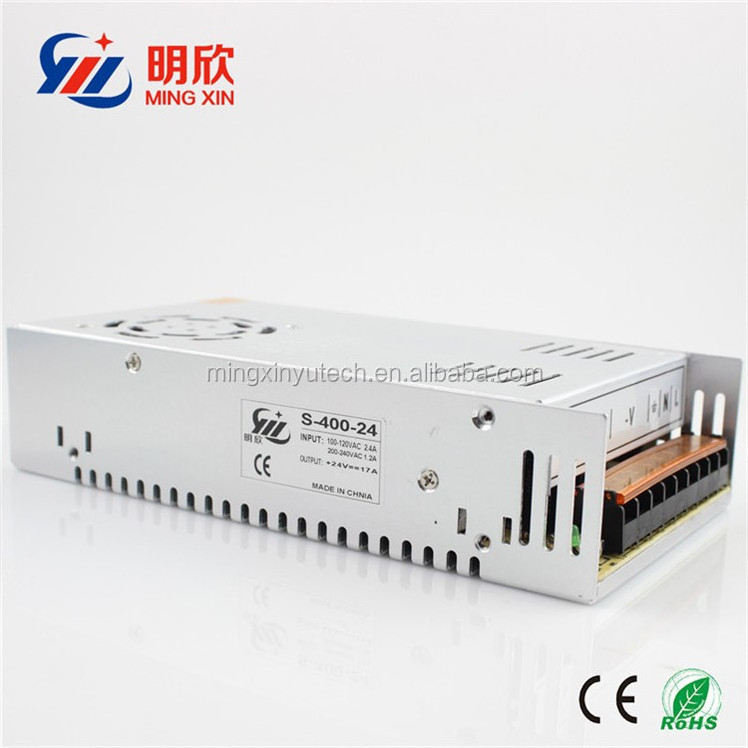 Aluminum Case 400W 24V 17a led switching Power Supply 24v 400w 500w 600w 800w 1000w ac dc power supply 12v 24v 36v 48v