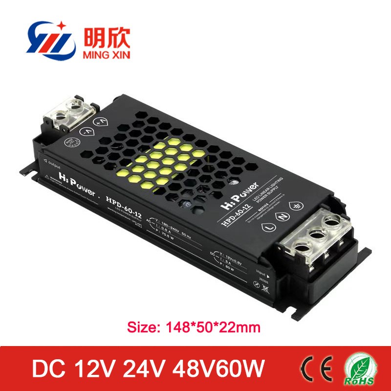 Ultra thin slim led power supply 12v 24v 48v 60w 100w 150w 200w 300w 400w LED lighting power supply 12v 24v 48v 60w led driver