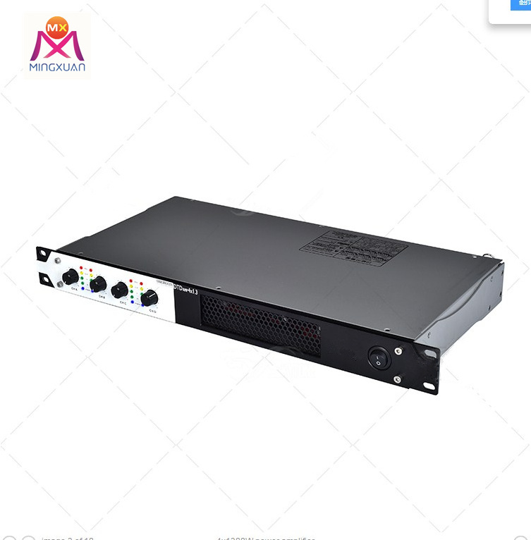 1U digital power amplifier 4 channels high power amplifier HIFI Stereo amplifier