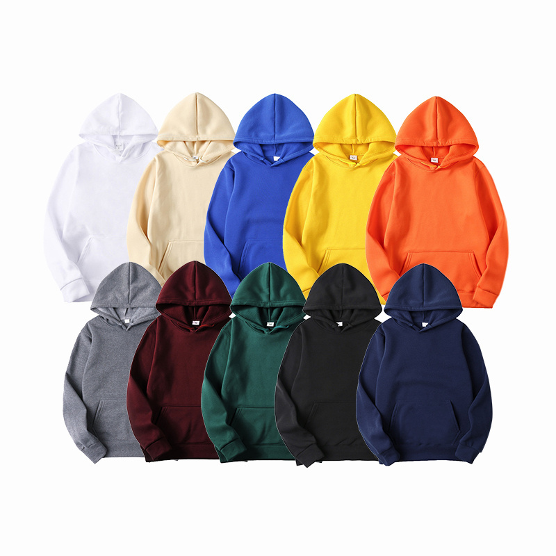 Quality Puff Printing Wholesale Heavyweight Cotton Men's Hoody Oversized Custom Print Luxury Pullover Cotton Custom Hoodies