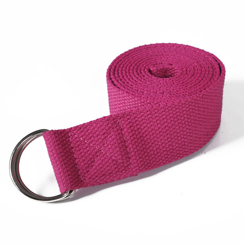 New Fashion Solid Canvas Colorful With D Ring Buckle Plain Cotton Webbing Belts With Metal Tips