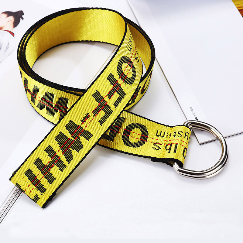 2021 Hot Sale  Fashion Woman Man Nylon Strap Belt Baseball Stretch Custom Belt With Logo