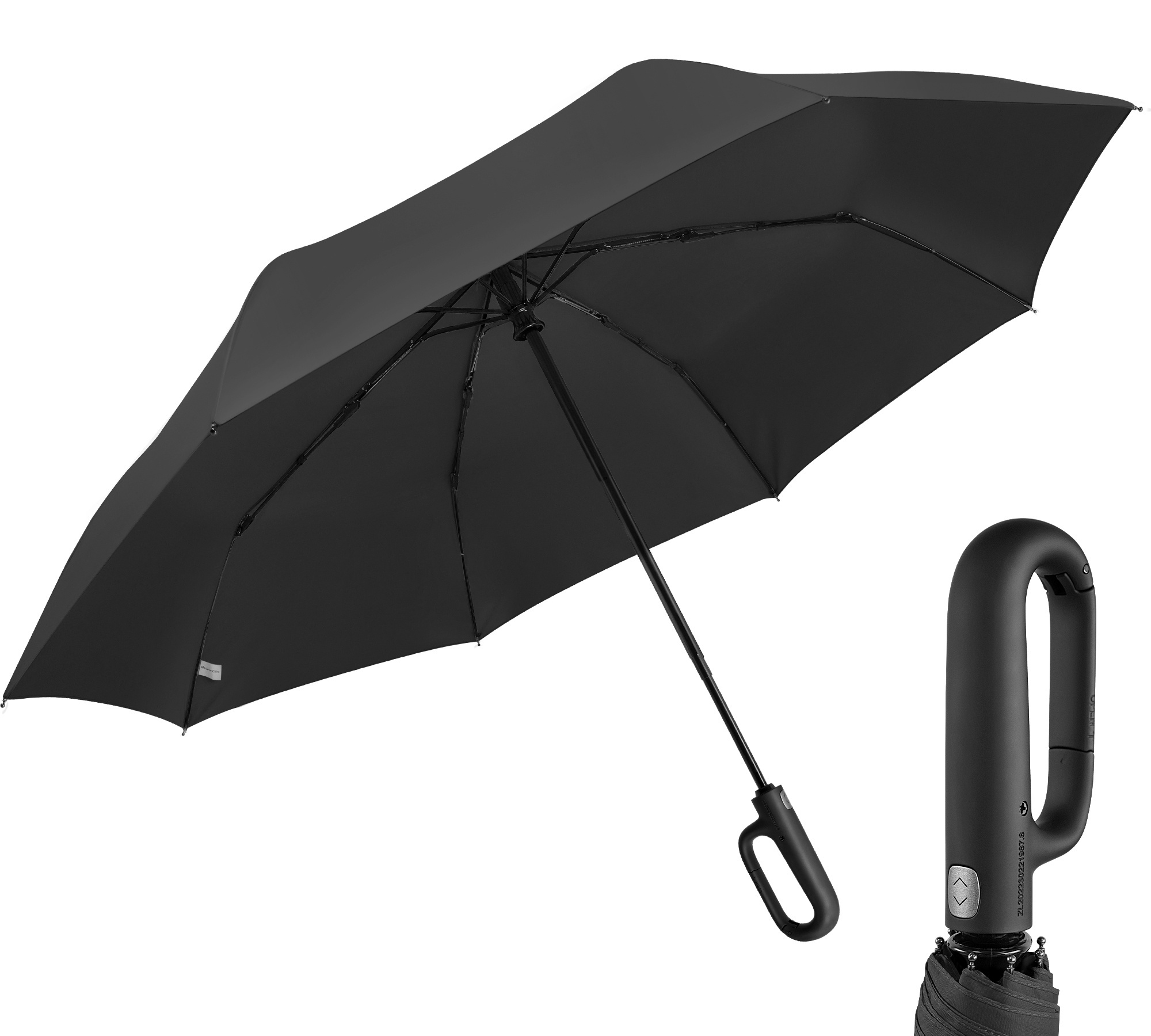 New men women three fold portable travel three sun auto open and close compact folding umbrella with buckle handle