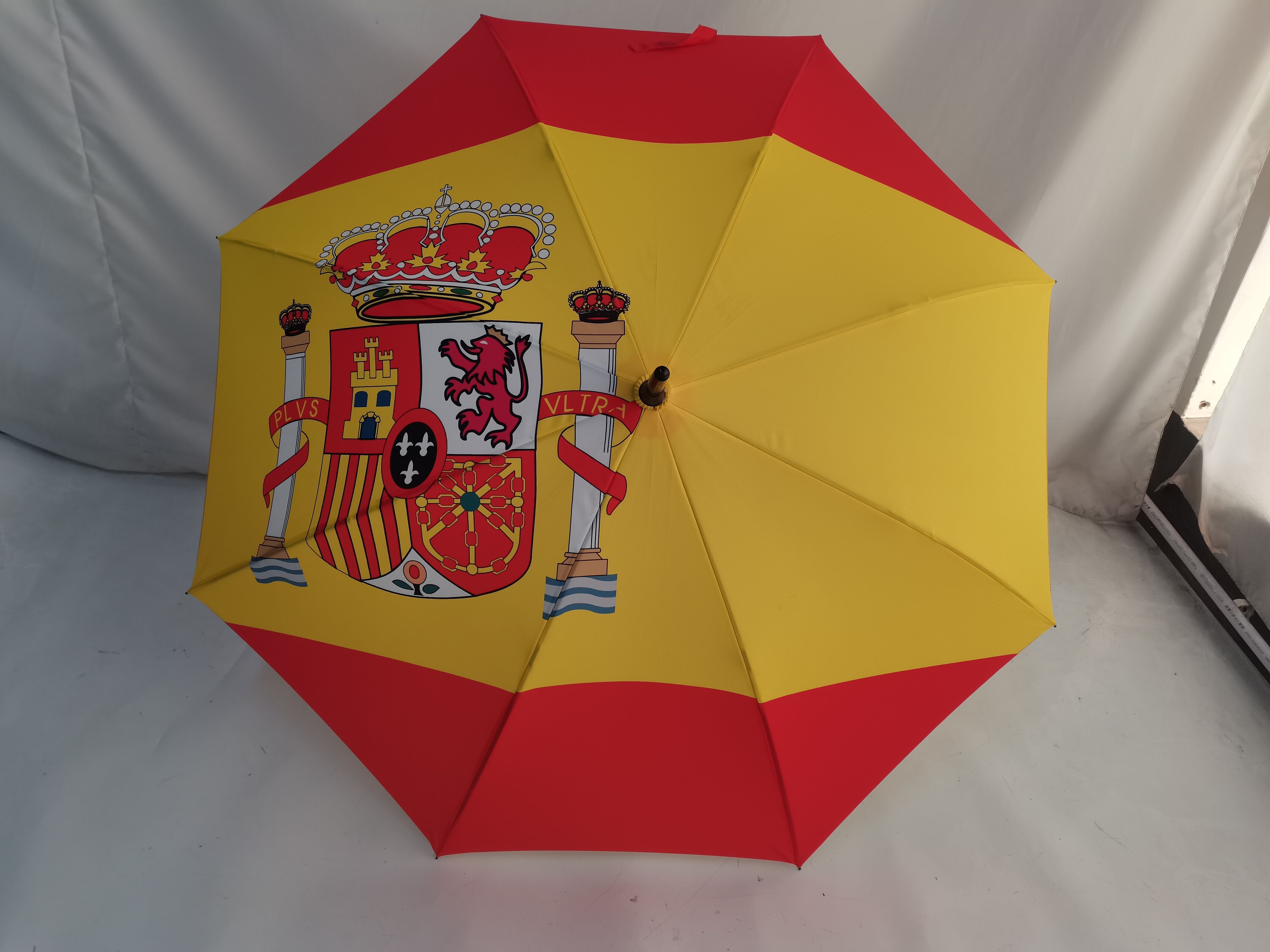 Auto opening 30 inch large wind water proof sun rain men custom design color logo printing windproof flag straight golf umbrella