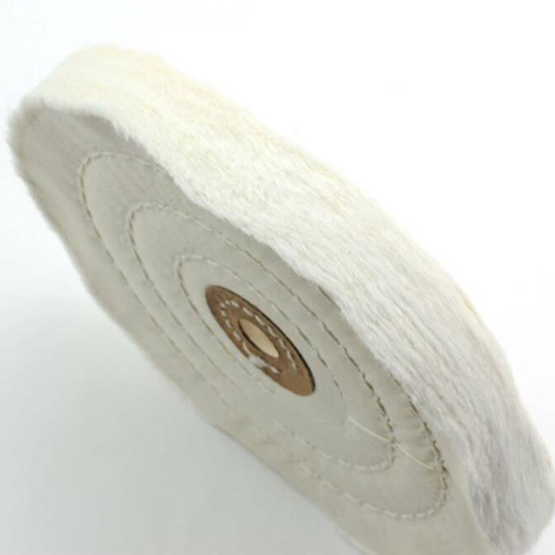 various specification Abrasive cotton colth  white cloth grinding wheel polishing pads with  Wood Metal Jewelry Mirror Polish