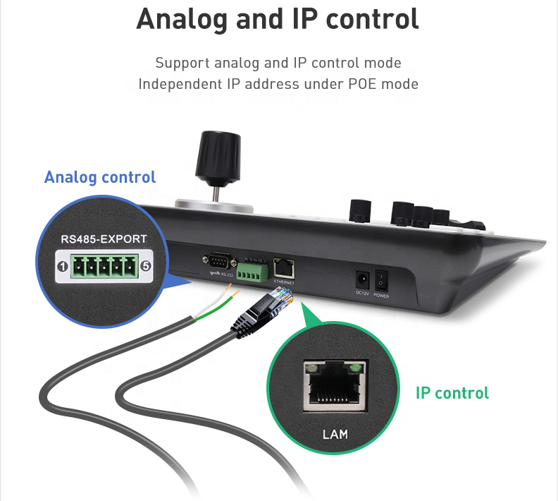 CCTV 4D Keyboard Controller ptz joystick controller security system for video conference