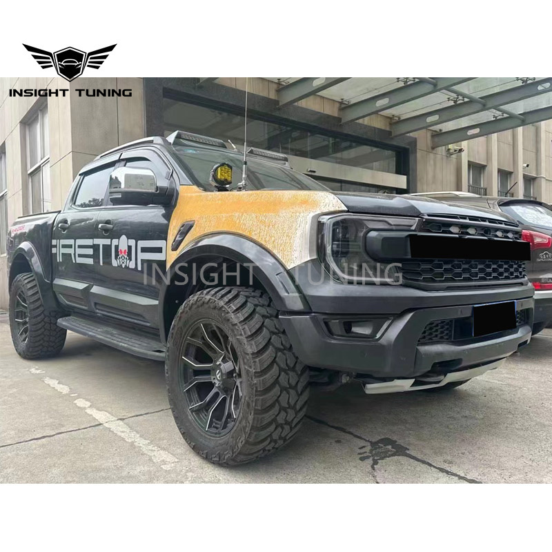 Wide Design T6 T7 T8 Upgrade T9 Bodykit 2012-2021 For Ford Ranger Raptor 2023 Body Kit