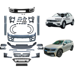 Wholesale Auto Accessories Front Bumper Fender Flare Bodykit For Vw Tiguan Upgrade To 2017 Tiguan R Line Body Kit