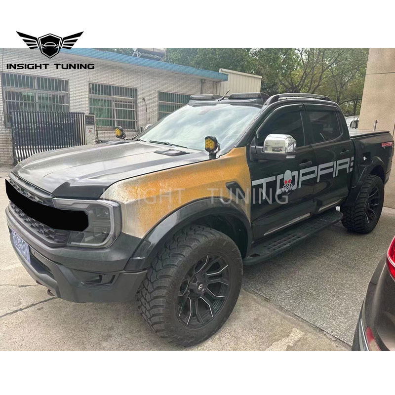 Wide Design T6 T7 T8 Upgrade T9 Bodykit 2012-2021 For Ford Ranger Raptor 2023 Body Kit