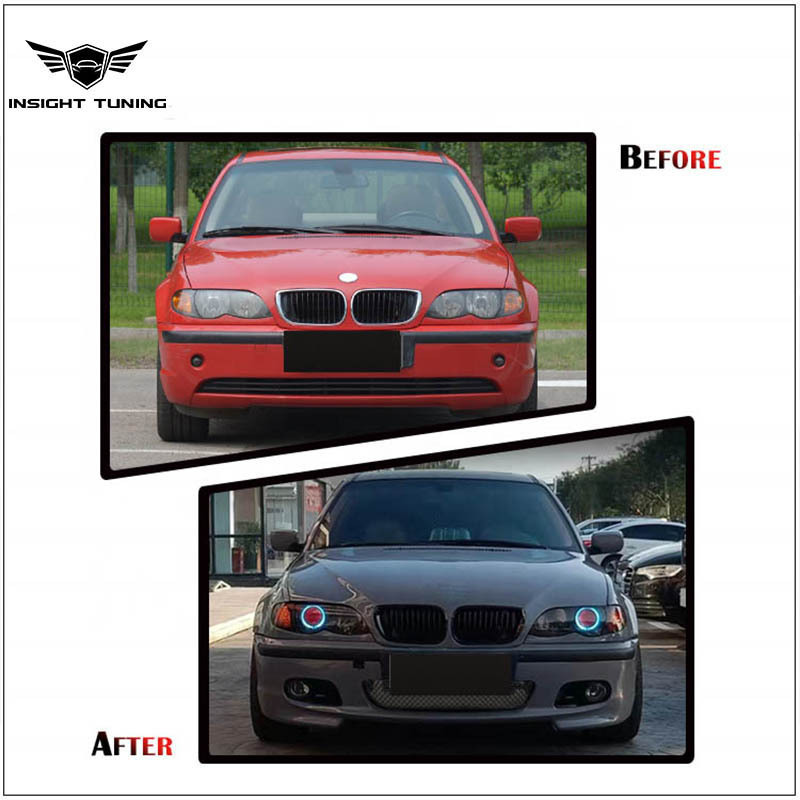 Factory Outlet 330Ci Accessories Car Bumper Facelift Bodykit For Bmw 3 Series E46 To M3 Body Kit