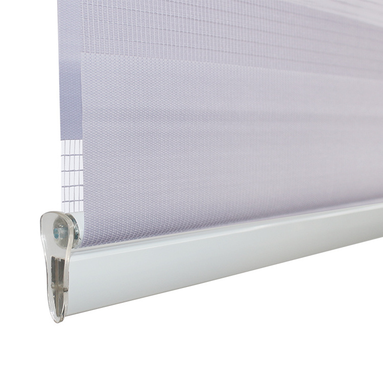 Modern fabric shades Office window blinds Manual Indoor Sunshade Zebra Roller Blinds Window decor