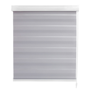 Modern fabric shades Office window blinds Manual Indoor Sunshade Zebra Roller Blinds Window decor