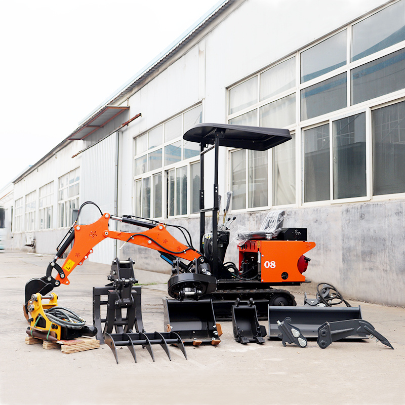 CE EPA mini excavator 1.2 ton excavator mini bigger bagger crawler mini excavator 1 ton