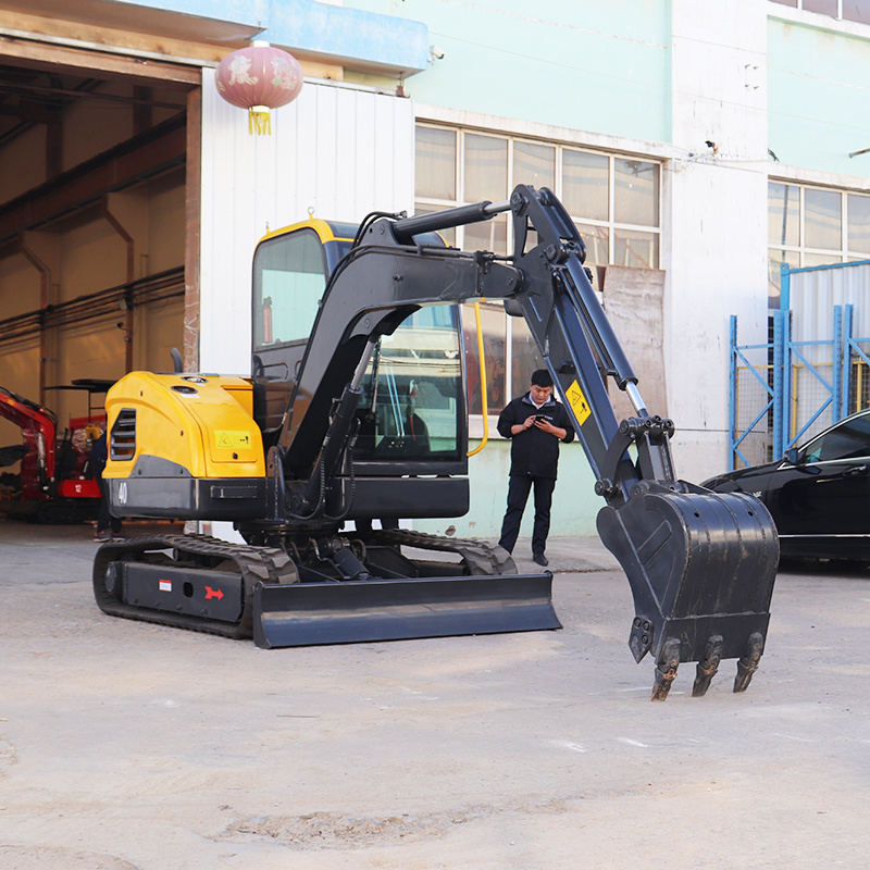 FREE SHIPPING EPA Engine Mini Excavators 4 Ton Multifunctional Minibagger Farm Used New Crawler Digger Mini Excavators machine