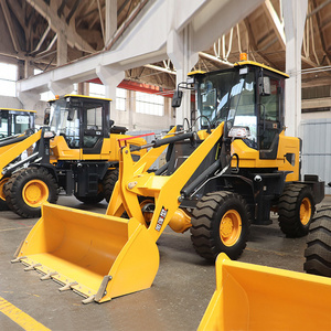 The factory produces 1-3 ton loaders for bucket lifting operations wheel loaders  construction machinery