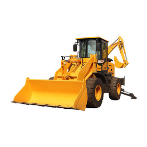 ALL terrian affordable backhoe with adjustable forks backhoe loader front digging backhoe hydraulic trucks