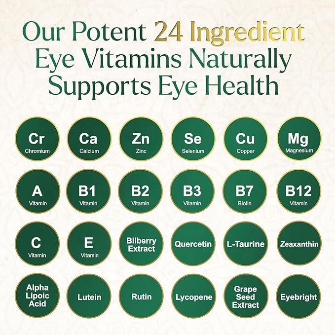 OEM/ODM  Eye Health Supplements for Adults, Lutein and Zeaxanthin Supplements, Bilberry Extract Support Eye Health