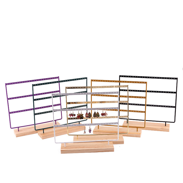 Earring Holder Organizer Jewelry Display Stands Earring Organizer Stand Holder Earring & Necklace Towel Organizer Display