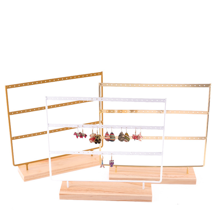 Earring Holder Organizer Jewelry Display Stands Earring Organizer Stand Holder Earring & Necklace Towel Organizer Display