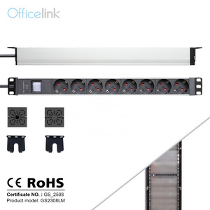 Power distribution unit socket with Double pole switch and Multi angled bracket