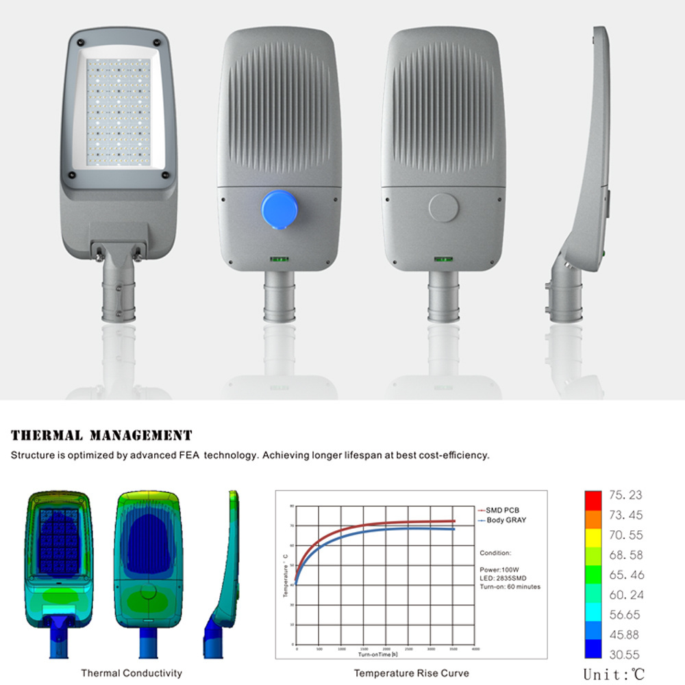 High Quality 100W-200W Outdoor Waterproof IP65 Die Casting Aluminum LED Street light Road Application