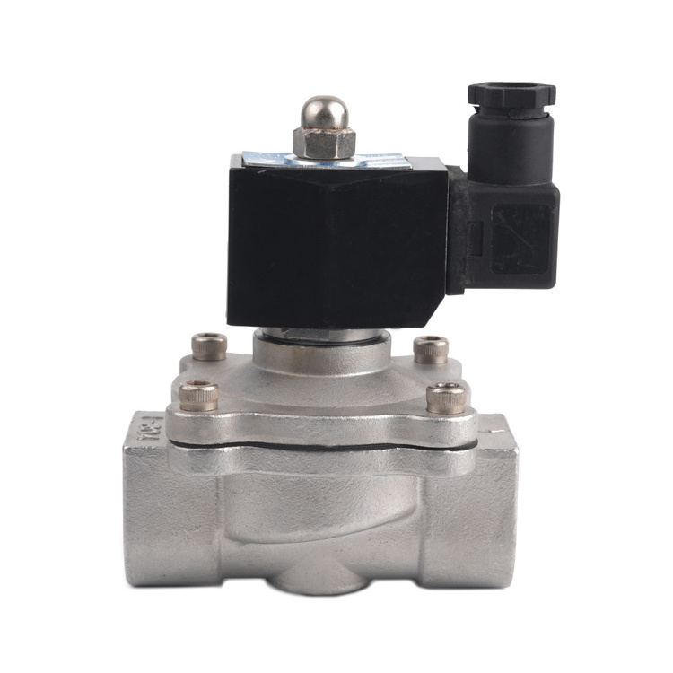 2S series stainless steel cryogenic normally open waterproof oil solenoid valve liquid o2